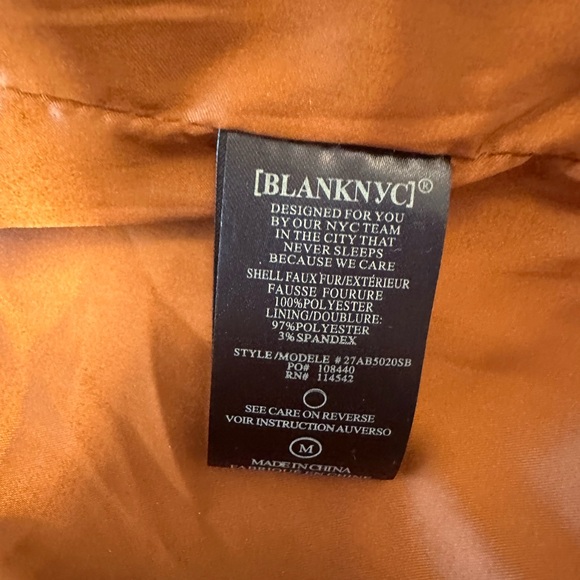 Blank NYC Brown Teddy Jacket - Picture 5 of 6